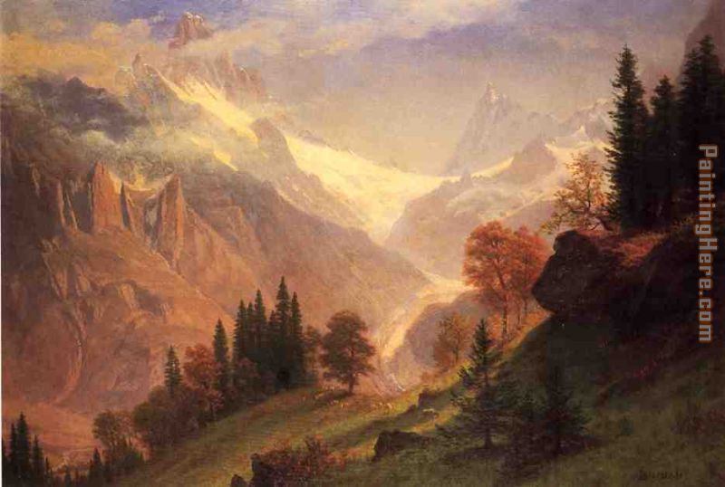 Albert Bierstadt View of the Grindelwald